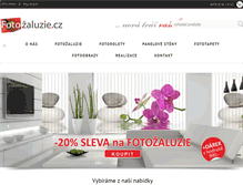 Tablet Screenshot of fotozaluzie.cz